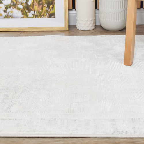 Dark Grey & Cream Elaina Runner