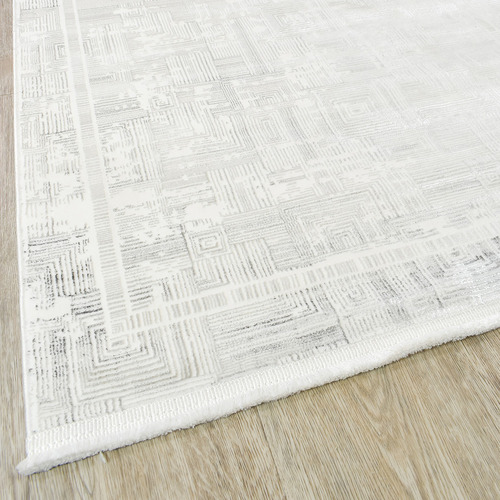 Dark Grey & Cream Elaina Runner