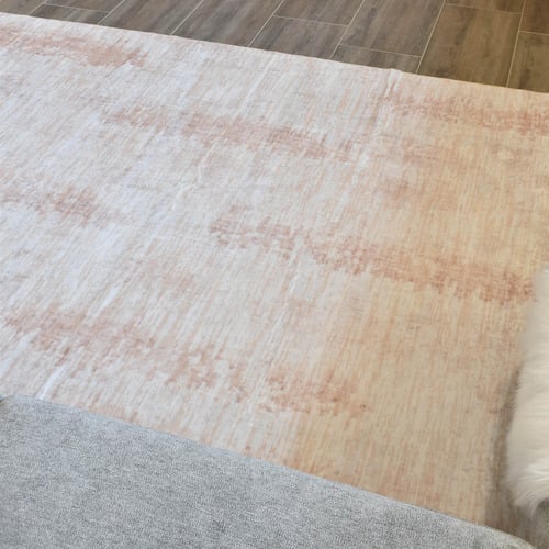 Sand Riley Machine Washable Rug