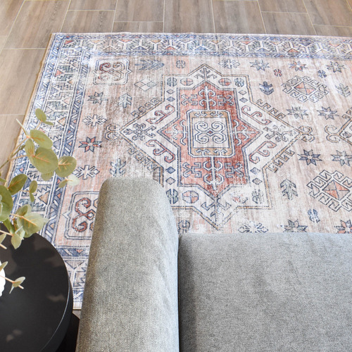 Riley Orchid Bloom Machine Washable Rug