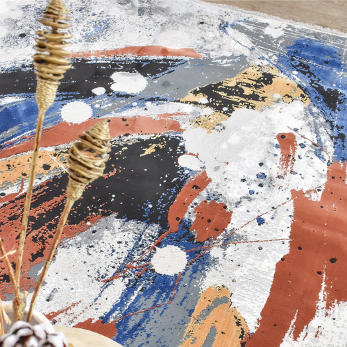 Multicolour & Grey Tamara Rug