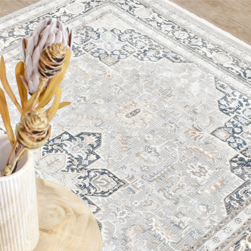 Navy & Cream Isolde Rug