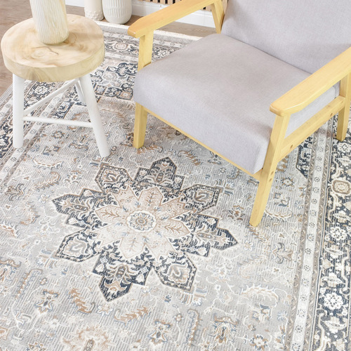 Navy & Cream Isolde Rug