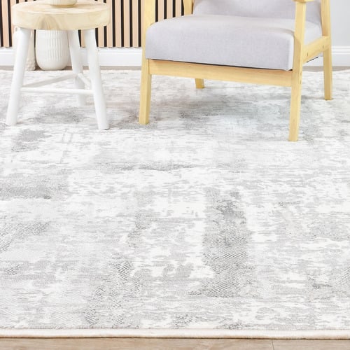 Dark Grey & Cream Isolde Rug