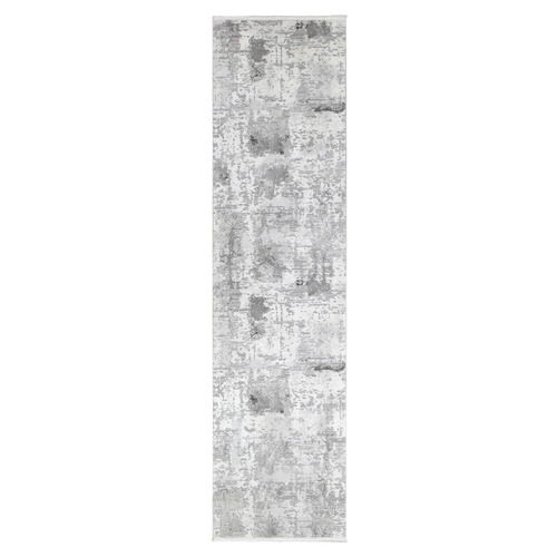 Dark Grey & Cream Isolde Runner