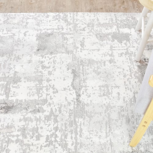 Dark Grey & Cream Isolde Rug