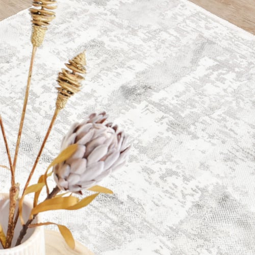 Dark Grey & Cream Isolde Rug