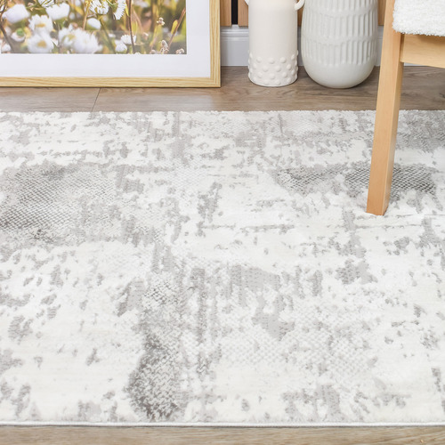 Dark Grey & Cream Isolde Runner