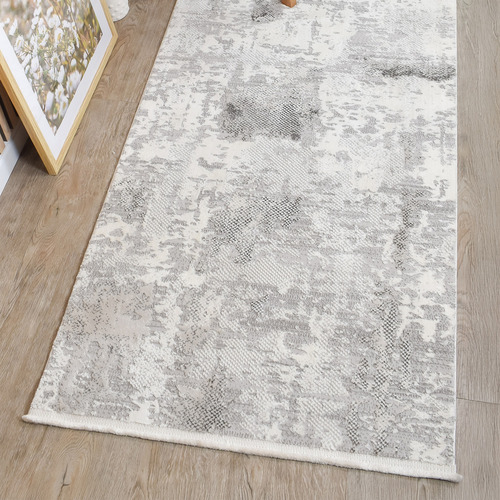 Dark Grey & Cream Isolde Runner