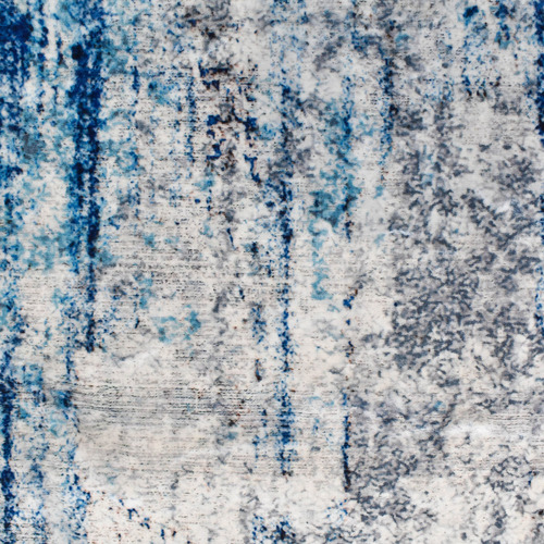 Ocean Blue Denzel Machine Washable Rug
