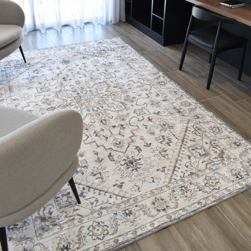 Dessert Storm Denzel Machine Washable Rug