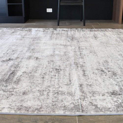 Slate Denzel Machine Washable Rug