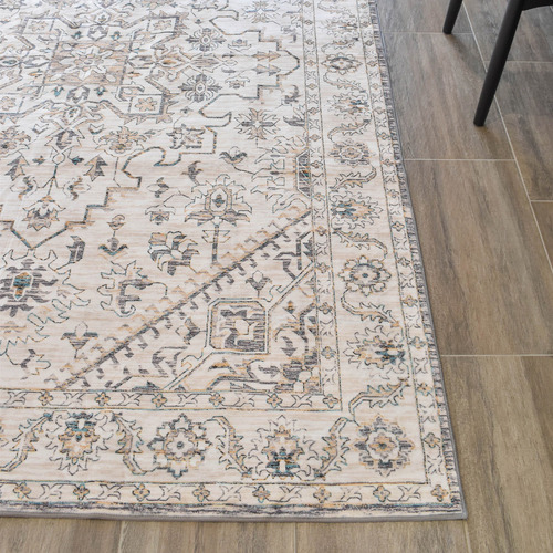 Dessert Storm Denzel Machine Washable Rug