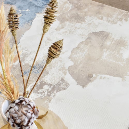 Navy & Beige Lucine Rug