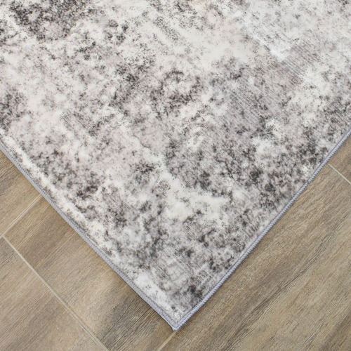 Slate Denzel Machine Washable Rug