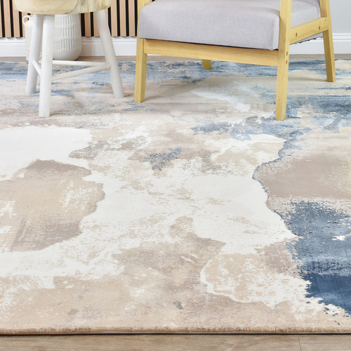 Navy & Beige Lucine Rug