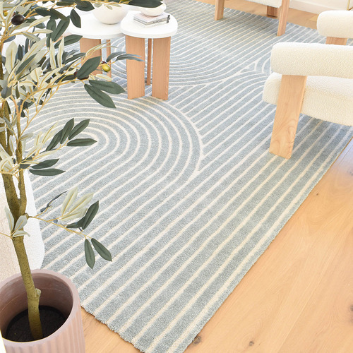 Blue Haze Olivia Contemporary Rug