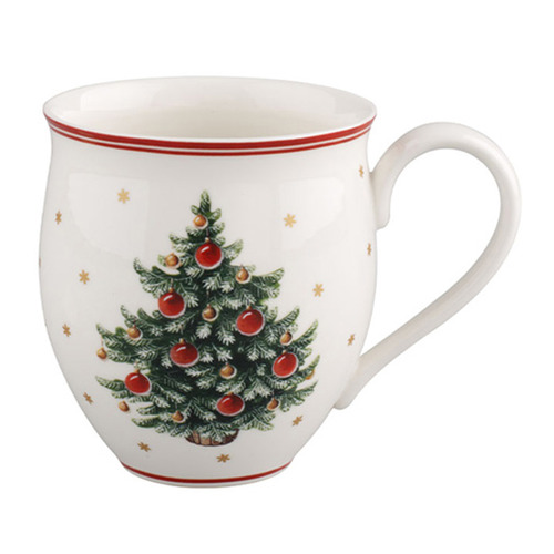 Christmas Tree Toy's Delight 340ml Porcelain Mug | Temple & Webster