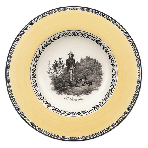 Audun Chasse 24cm Porcelain Soup Plate