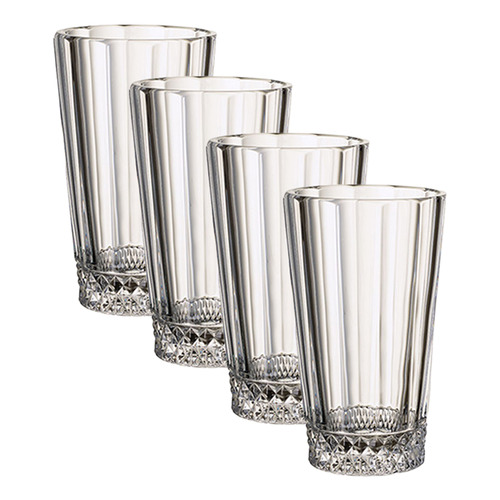 Opera 345ml Crystal Long Drink Glasses Temple & ster
