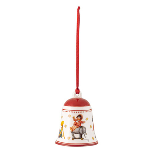 Red My Christmas Tree Porcelain Decorative Bell