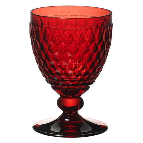 Red Boston 200ml Crystal Wine Glass