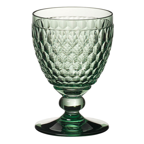 Green Boston 200ml Crystal Wine Glass