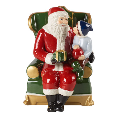 Christmas Toys Santa & Child Ornament | Temple & Webster