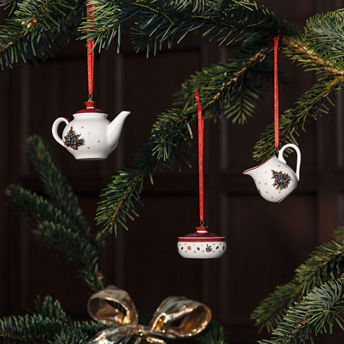 3 Piece Toy's Delight Coffee Hanging Ornament Set
