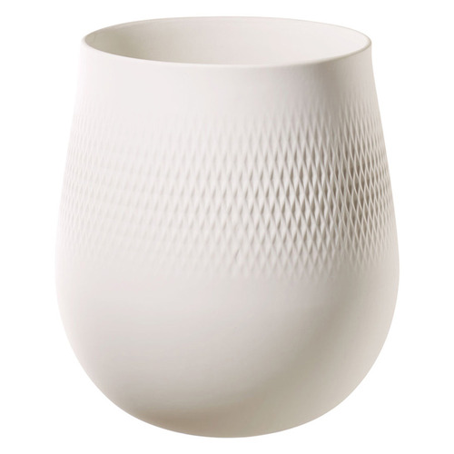 Collier Noir Carre Vase