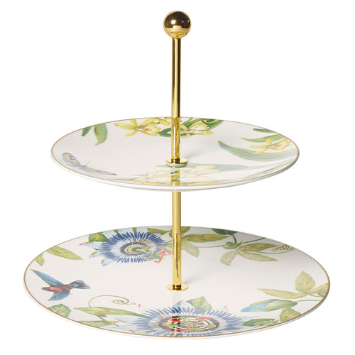 Amazonia Gifts 2 Tier Pastry Tray | Temple & Webster