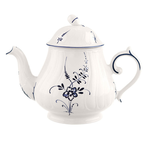 Old Luxembourg 1.1L Porcelain Teapot | Temple & Webster