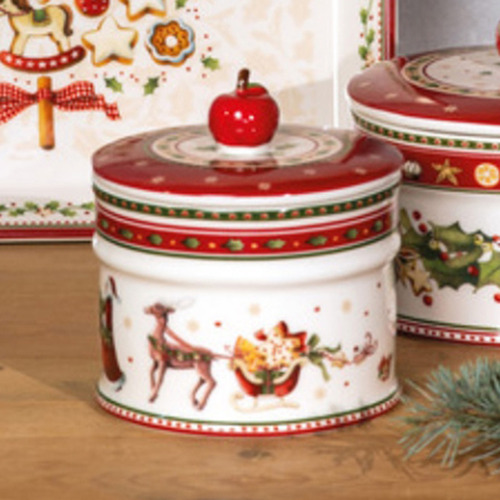 Villeroyandboch 11cm Winter Bakery Delight Porcelain Biscuit Jar 