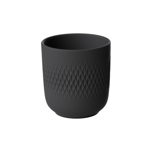 2 Piece Collier Noir Porcelain Mug Set