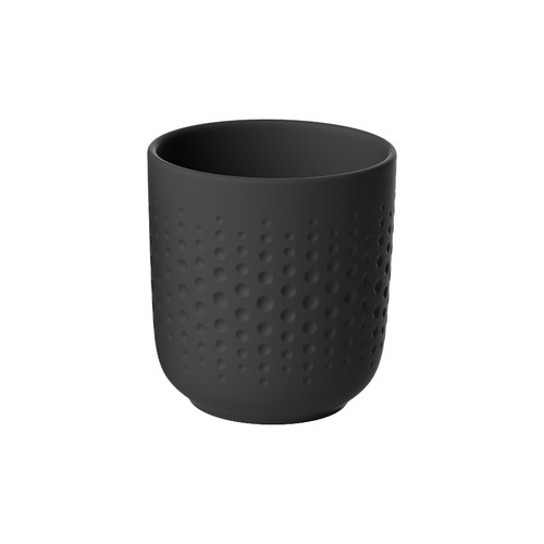 2 Piece Collier Noir Porcelain Mug Set