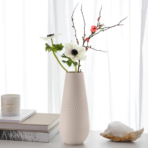 Collier Carre Porcelain Vase | Temple & Webster