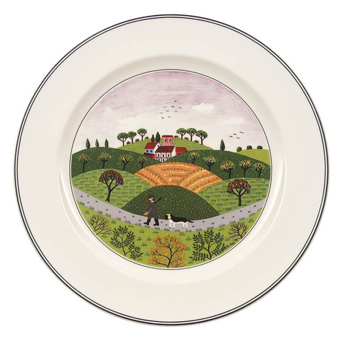 Design Naif Huntsman 27cm Porcelain Dinner Plate