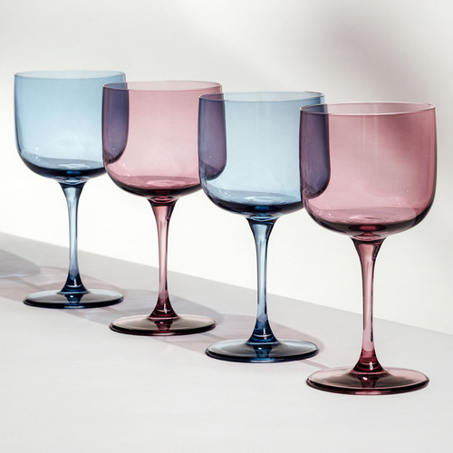 Like Crystal Wine Goblets