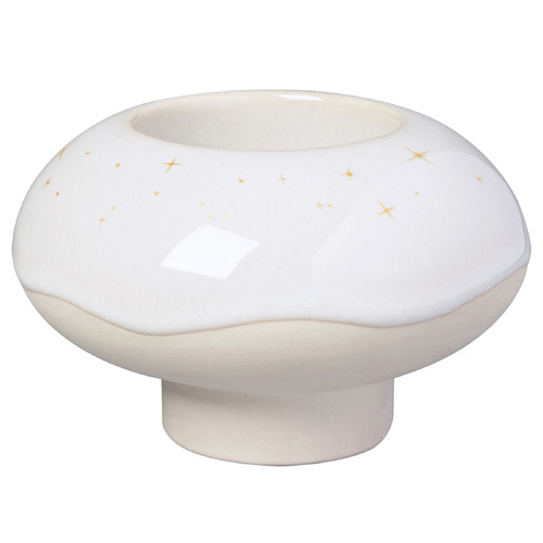 Donut Winter Glow Candle Holder