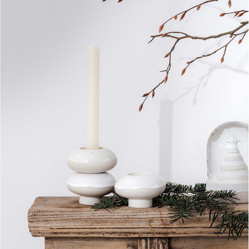 Donut Winter Glow Candle Holder