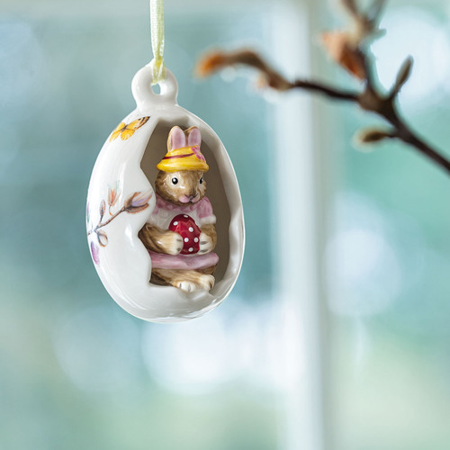 Anna Porcelain Bunny Tales Porcelain Ornament