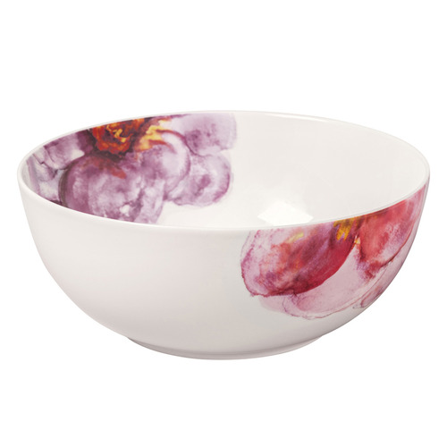 Rose Garden 23cm Porcelain Salad Bowl | Temple & Webster