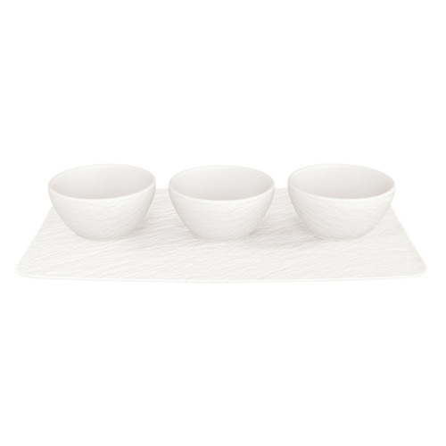4 Piece Manufacture Rock Porecelain Dip Bowl Set