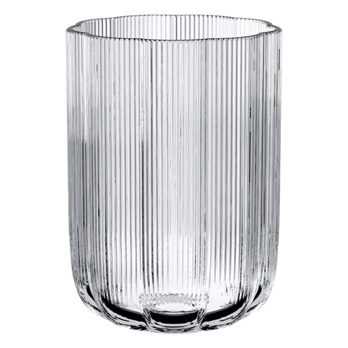 Clear Fleur Glass Vase