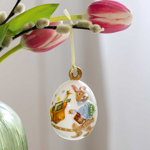 Annual Easter Edition Egg Porcelain Hanging Ornament