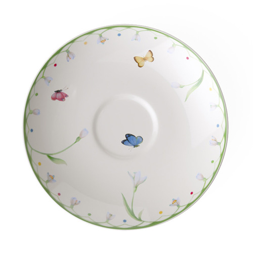 Colourful Spring 15cm Porcelain Coffee Saucer