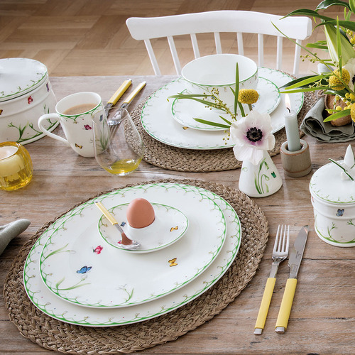 Colourful Spring Porcelain Egg Cup