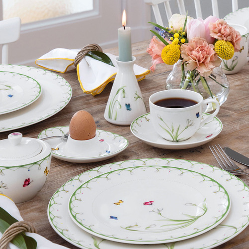 Colourful Spring Porcelain Egg Cup