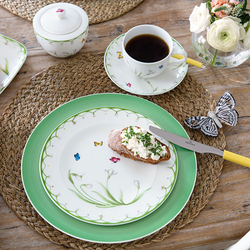 Colourful Spring 21.5cm Porcelain Breakfast Plate