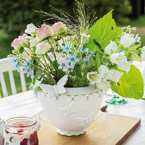 Colourful Spring 17.8cm Porcelain Vase